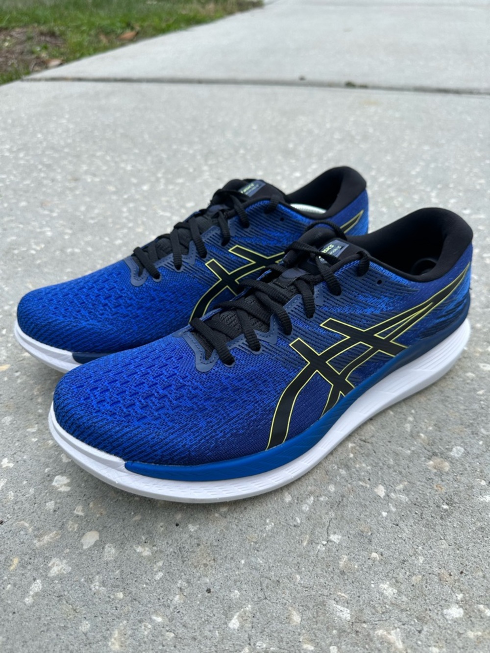 ASICS Running Shoes GlideRide 3 Illusion Blue/Black US13